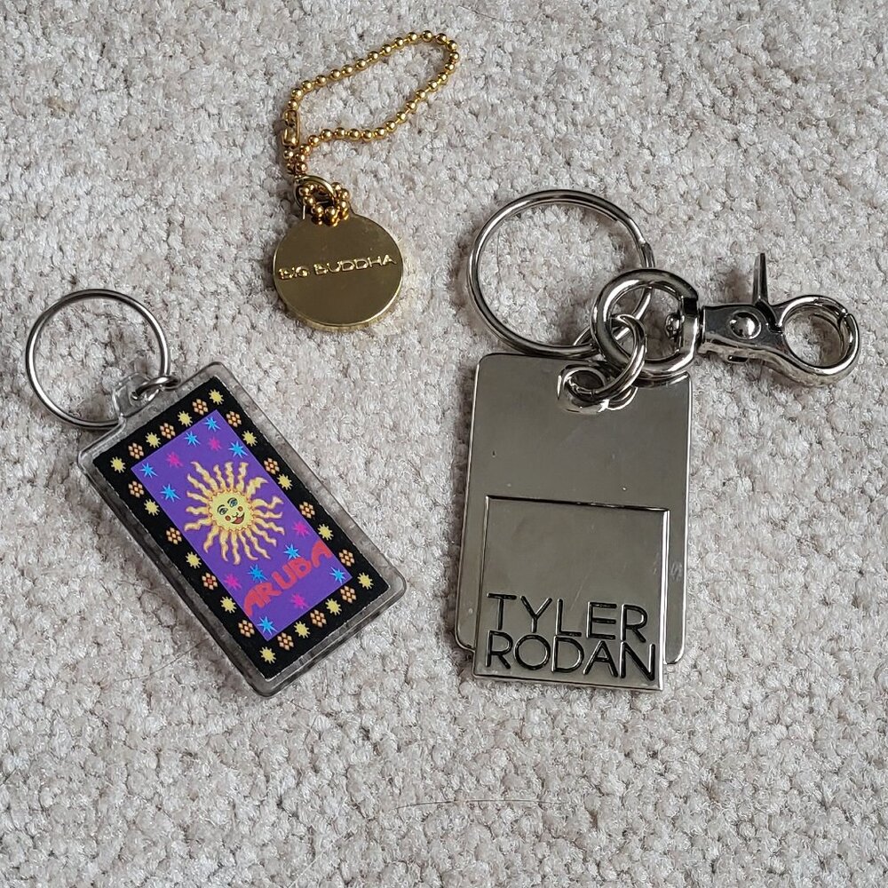 Key Chains / Purse Charm / Clip - set of 3 various